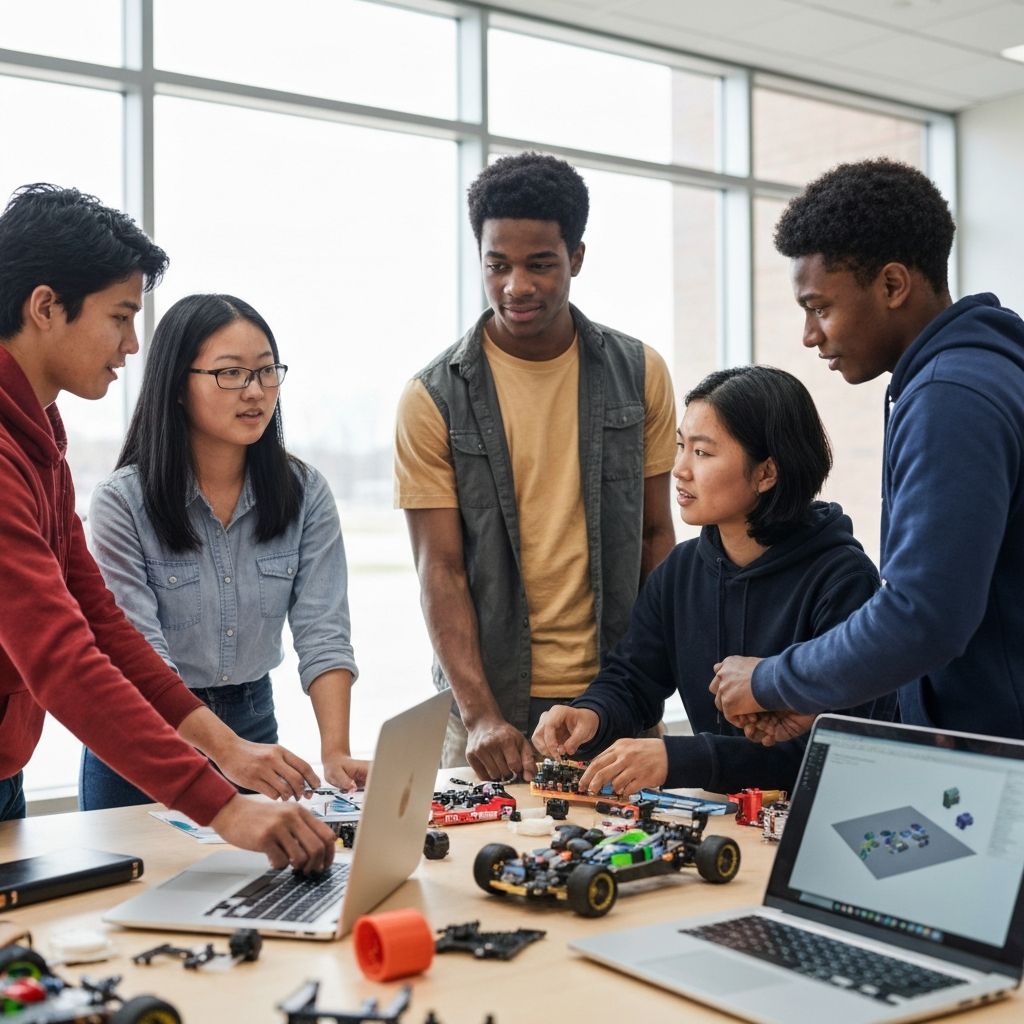 Equipo trabajando en su proyecto