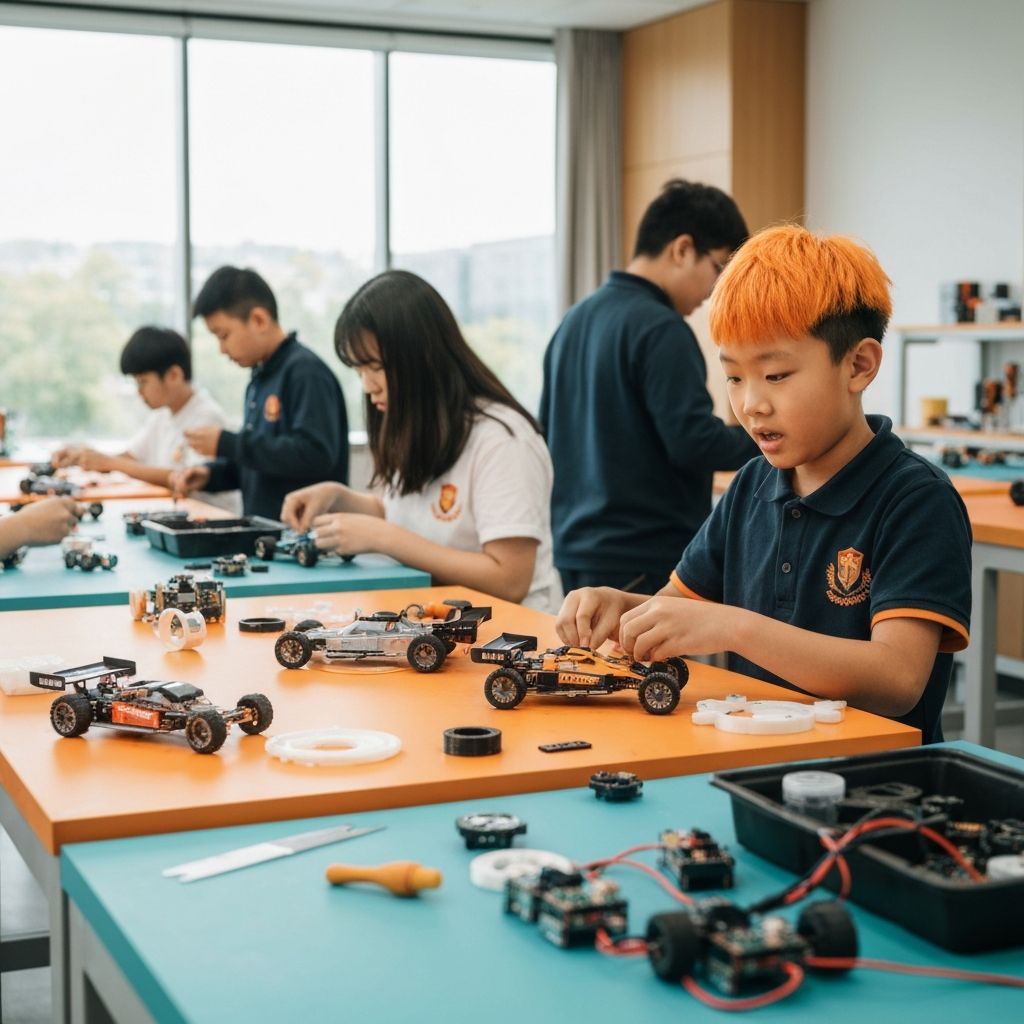Taller STEM con Scalextric